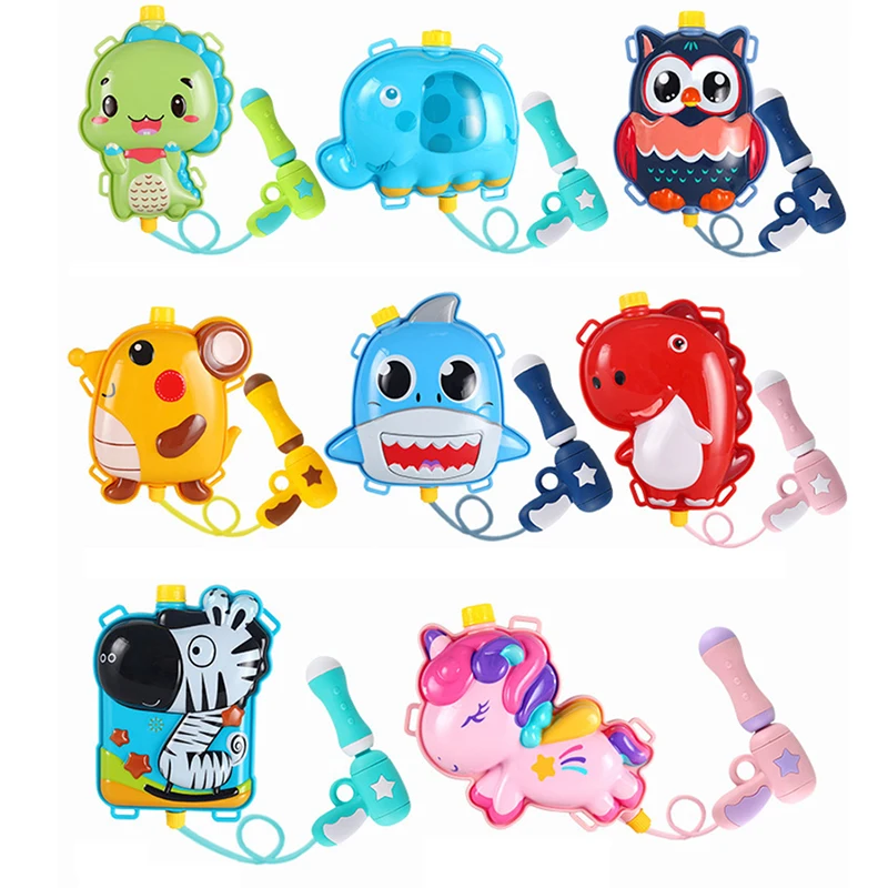 

Backpack Water Guns for Kids Spray Water Toy Cute Cartoon Animals