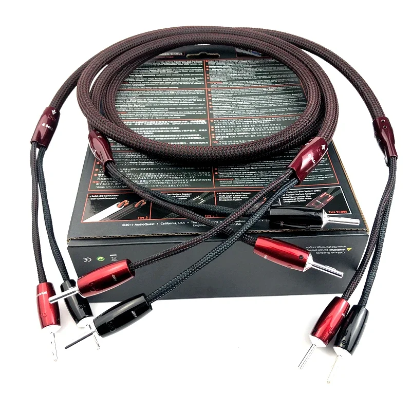 Динамик-кабель серии 1000 Серебряный штекер типа банан / Y-образный