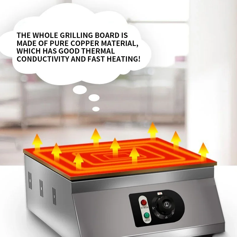 1700 Вт Soufflé Maker Вафельница Dorayaki Machine Продукт утолщенной чистой меди Griddle SZ-YF-6 Машина