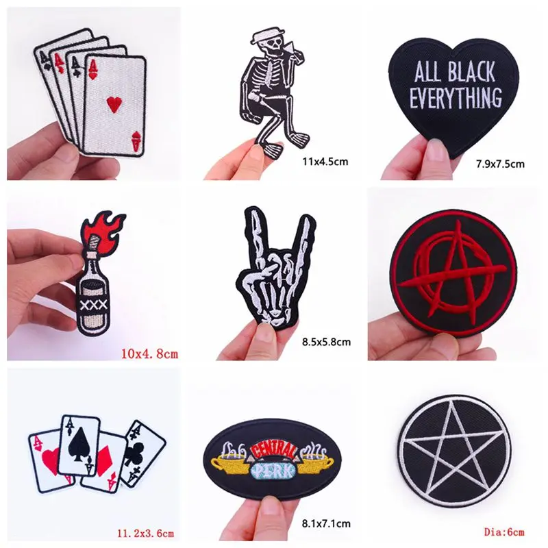 10 шт./партия нашивки с вышивкой поддельные друзья