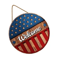 4th of july welcome sign 4th of july independence day wooden welcome signs fourth of july party decor greeting welcome decor