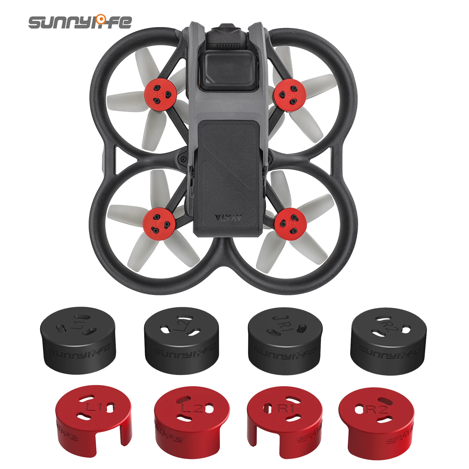 

Updated For DJI Avata Motor Cover Scratch Proof Propellers Aluminum Alloy Protective Cover For DJI Avata Drone Accessories