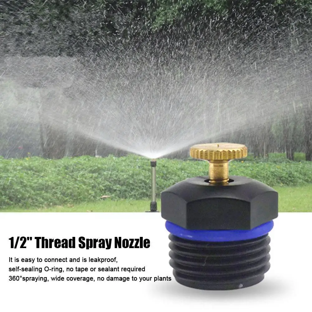 

5/10pcs Adjustable Watering Sprinkler 1/2inch Thread Nozzle Kit Home System Lawn Drip Tools Irrigation Garden Spray Garden G2g2