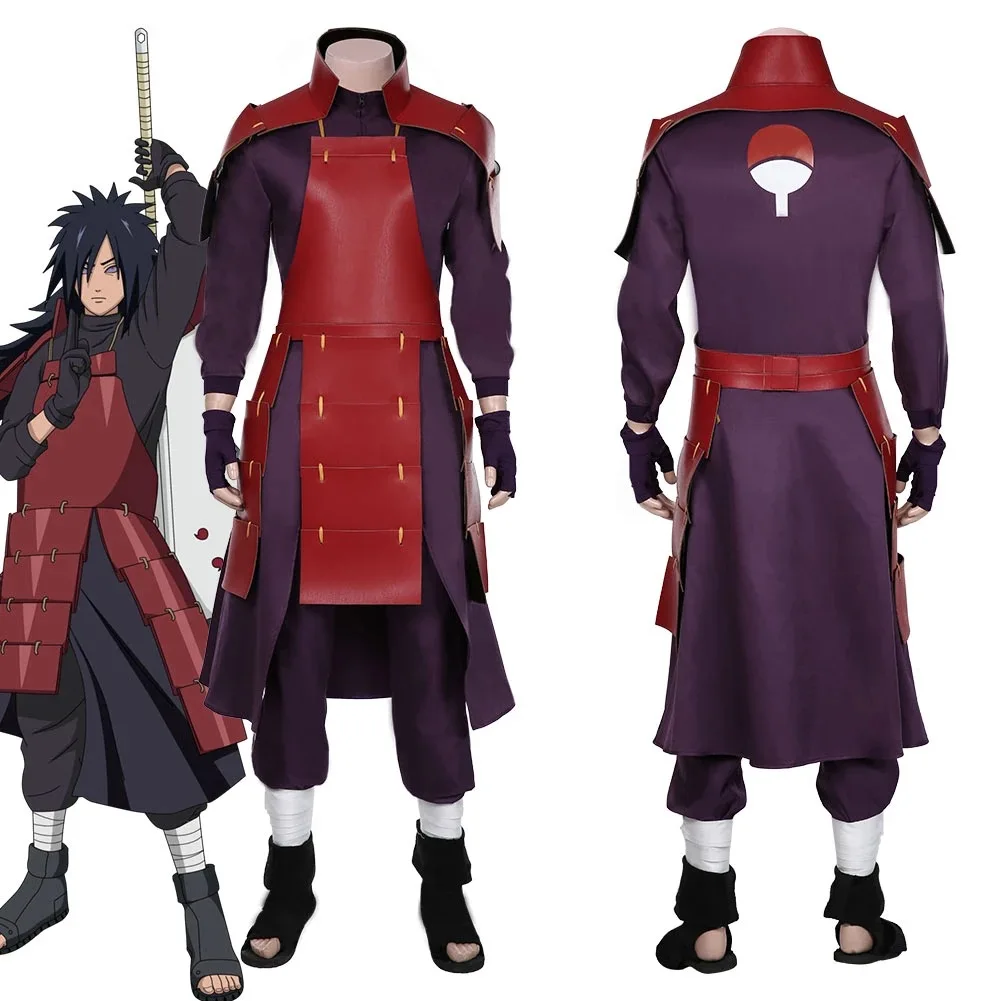 

Uchiha Madara Cosplay Costume Itachi Halloween Uniform Carnival Suit for Adults