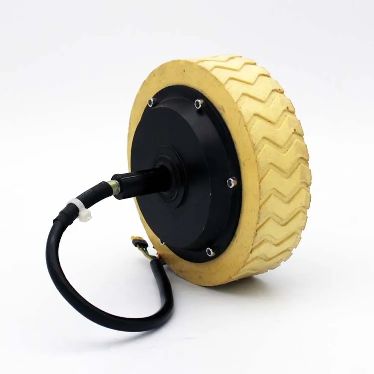 

Rubber Wheel Hub Motor 24V 200W Diameter 180mm Customized Hub DC Motor For Smart Device