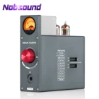 Nobsound 5654 вакуумный трубчатый Фонографический предусилитель для дома, поворотный усилитель для наушников с УФ-метром, стерео аудио предусилитель для ТВMP3телефона