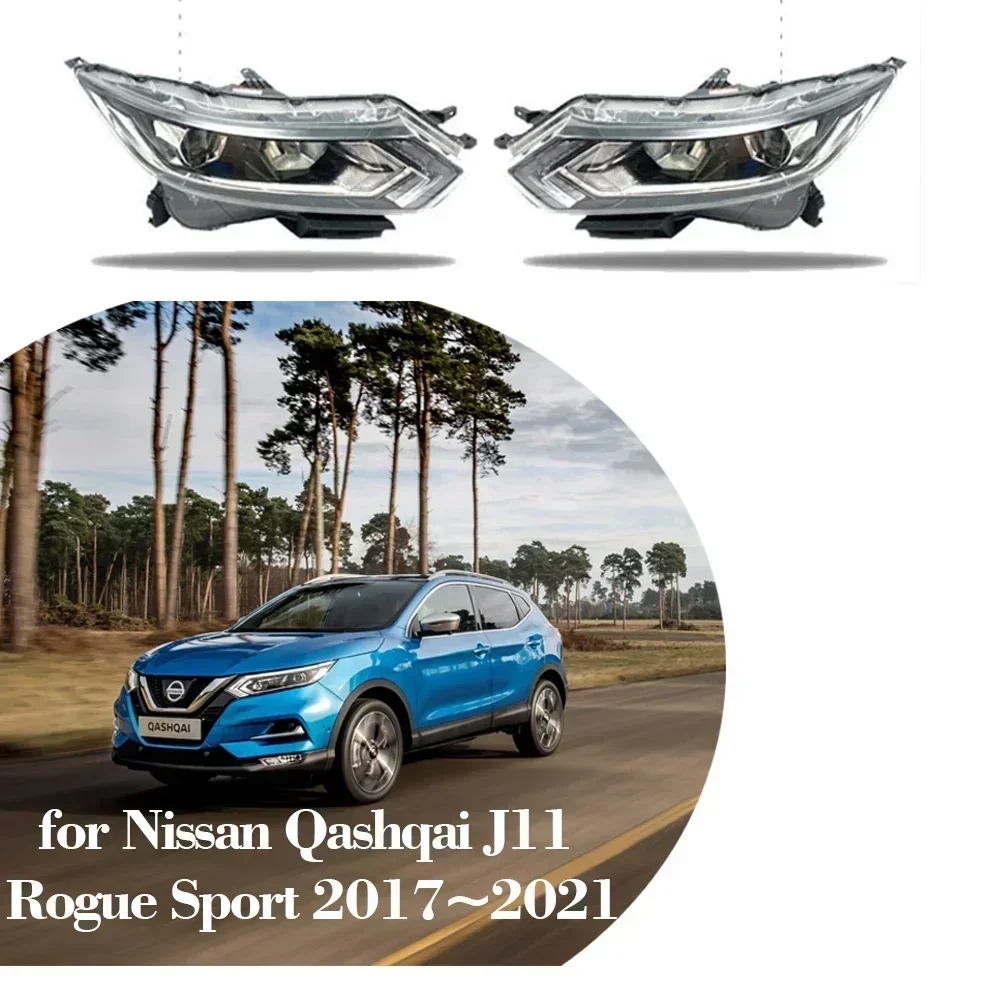 Автомобильная фара в сборе для Nissan Qashqai J11 Rogue Sport 2017 ~ 2021 2018 2019 2020 противотуманная