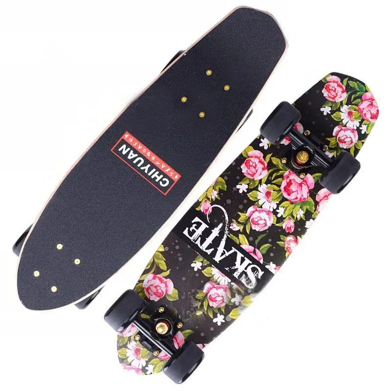 Kicktail Stunt Skate Board Adults Complete Ready To Ride Ska