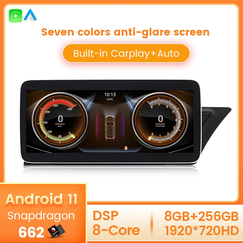 

Android 11 8Core 8+256G Carplay+Auto Car Radio For A4 A5 S4 S5 A4L B8 2009-2016 RHD Multimedia Player GPS Navigation WIFI 4G BT