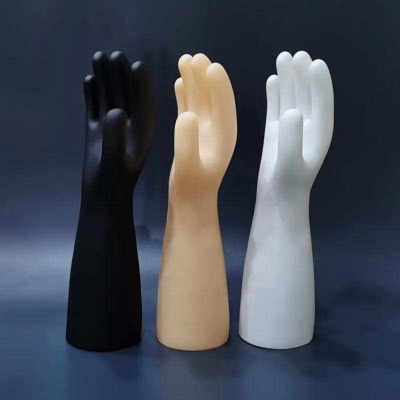 Пара мужских моделей рук ПВХ эмалевые искусственные руки 35 см высокие