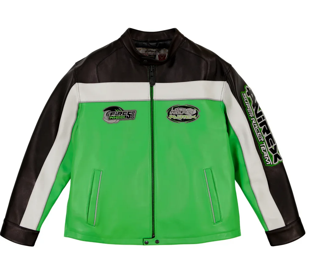 AVIREX осенняя новая европейская куртка из овечьей кожи мужская кожаная для езды на