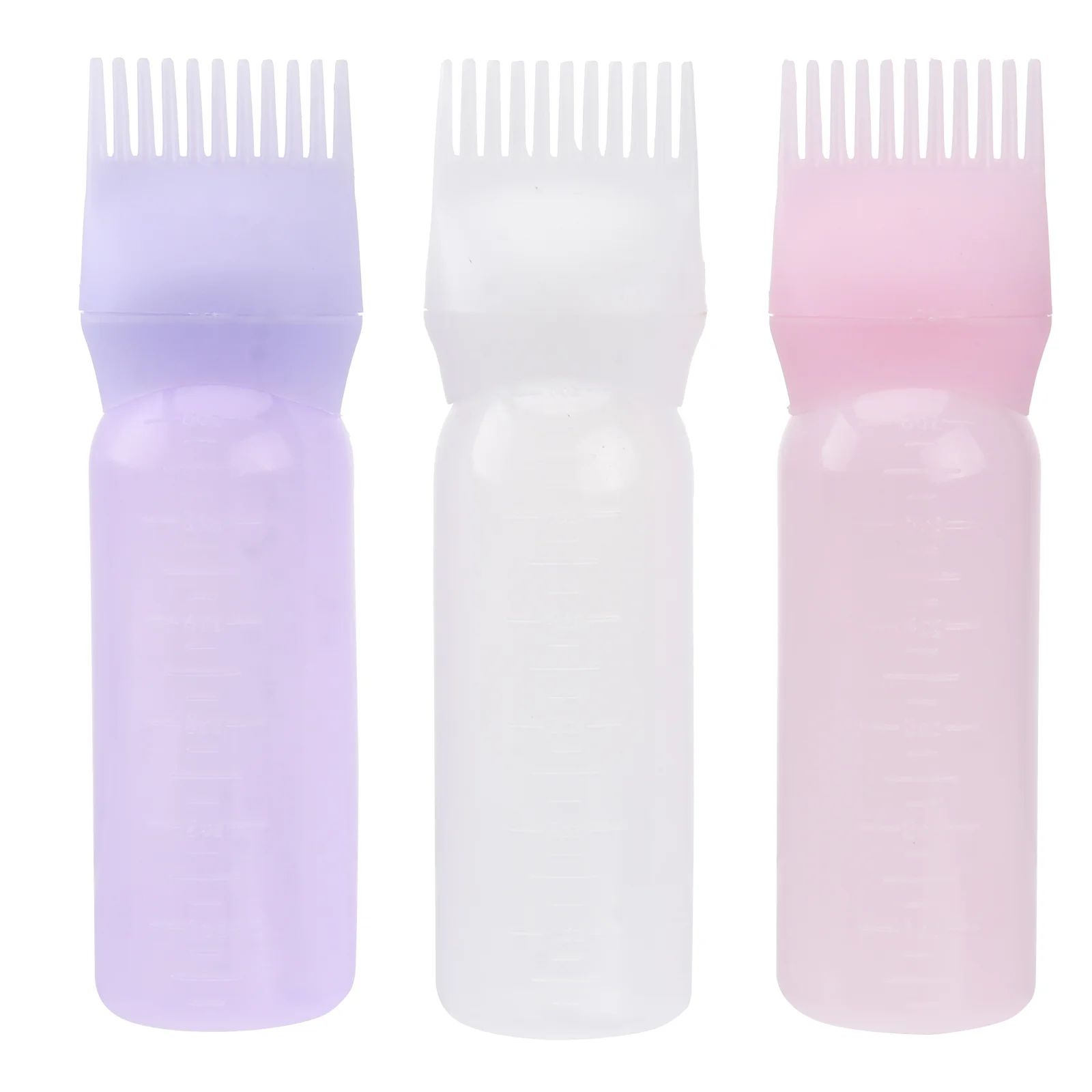 

Hair Bottle Applicator Comb Dye Bottlessalon Hairdressing Squeeze Rootcontainer Coloring Oil Brush Color Dyeing Refillable