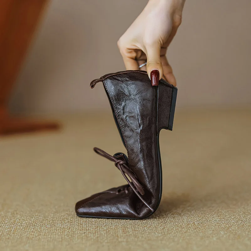 Phoentin Оксфорды с асимметричным дизайном 2025 г. женские туфли-лодочки на шнуровке в