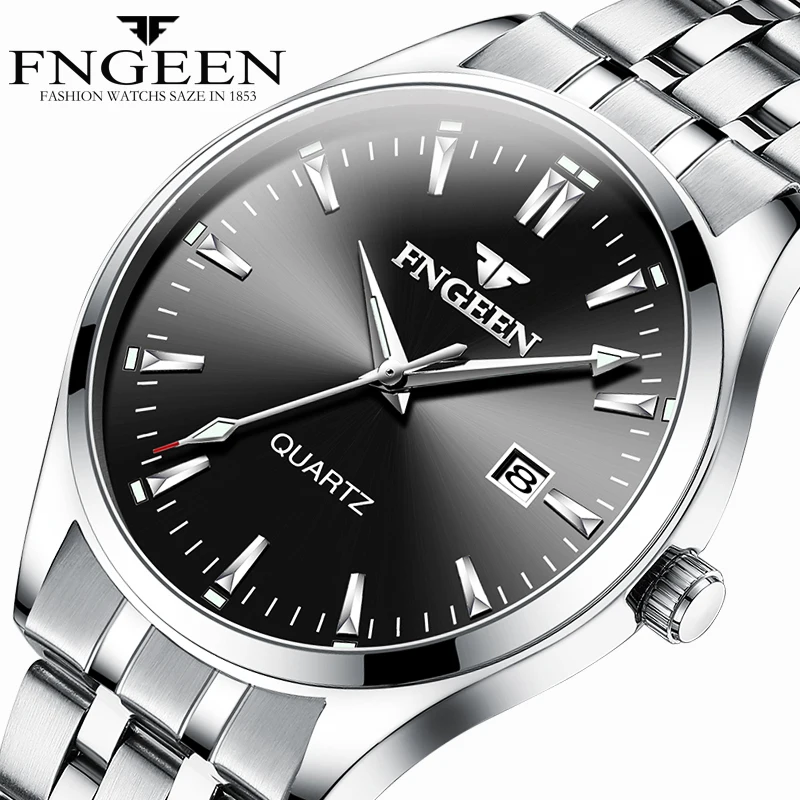

New 2022 Hot Relogio Masculino Fashion Stainless Steel Men's Watches Top Brand Luxury Sports Chronograph Date Quartz Watch Men