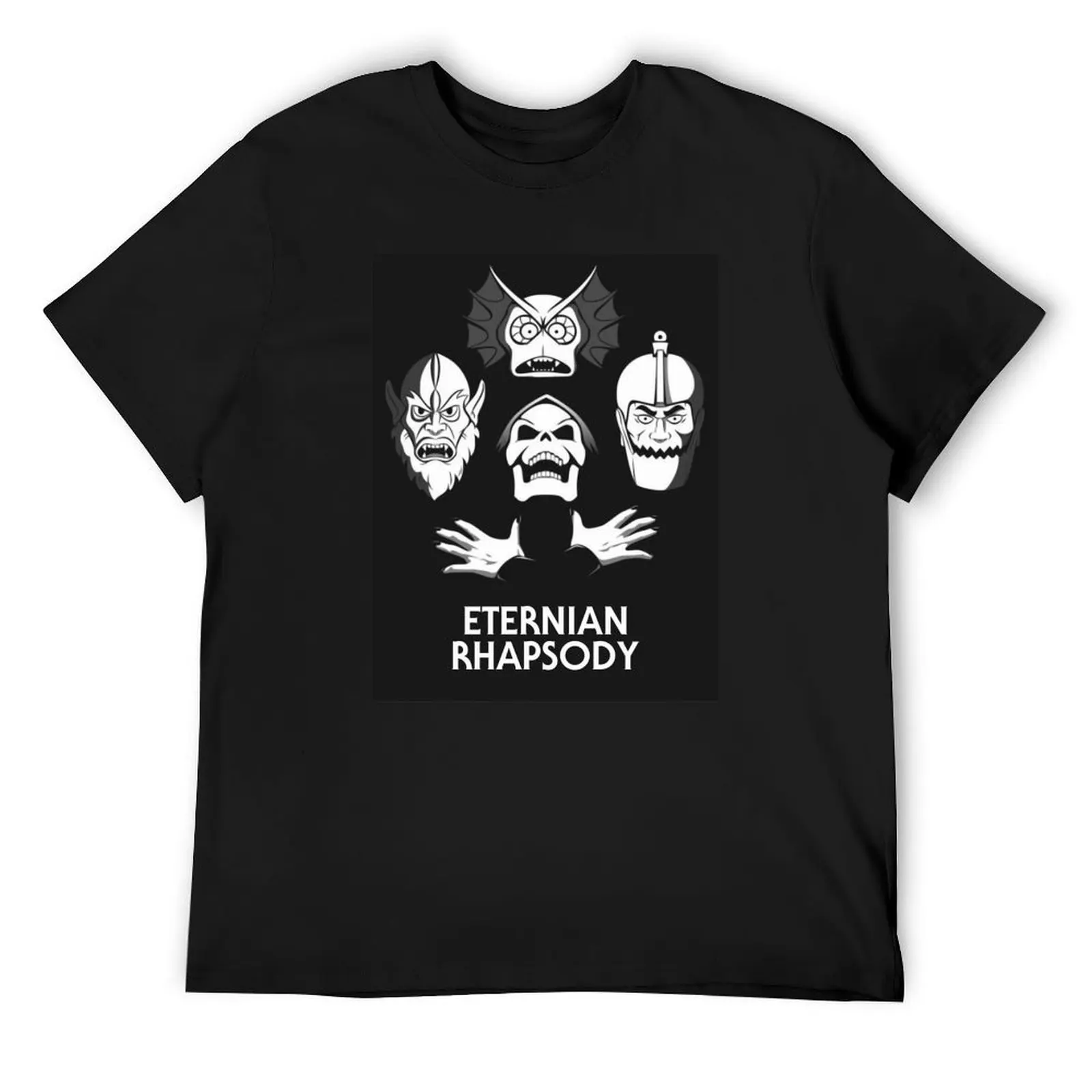 ETERNIAN RHAPSODY черная забавная футболка He-Man Masters of the Universe в стиле ретро 80-х годов