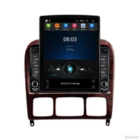9 7 octa core tesla style vertical screen android 10 car gps stereo player for benz s class w220 1999 2005