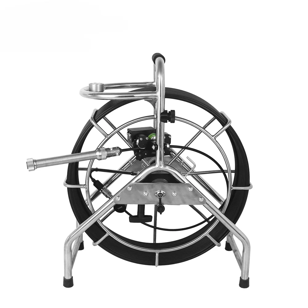 Система контроля трубопровода с кабелем 60 м HD водонепроницаемые камеры для