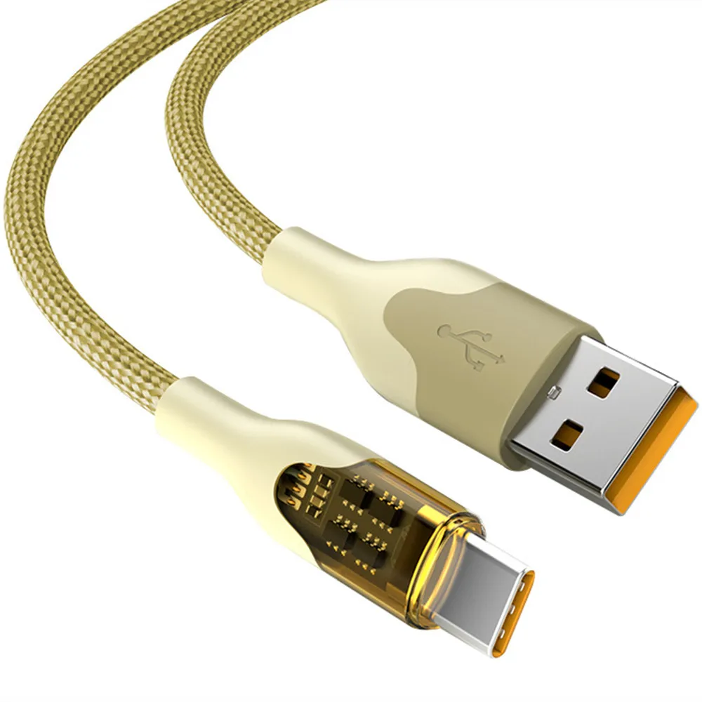 

1m Braided 66W 6A Fast Charging Data Cable USB to Type C USB Cable for Samsung QC3.0 for Huawei Xiaomi Oppo Vovo All USB C Phone