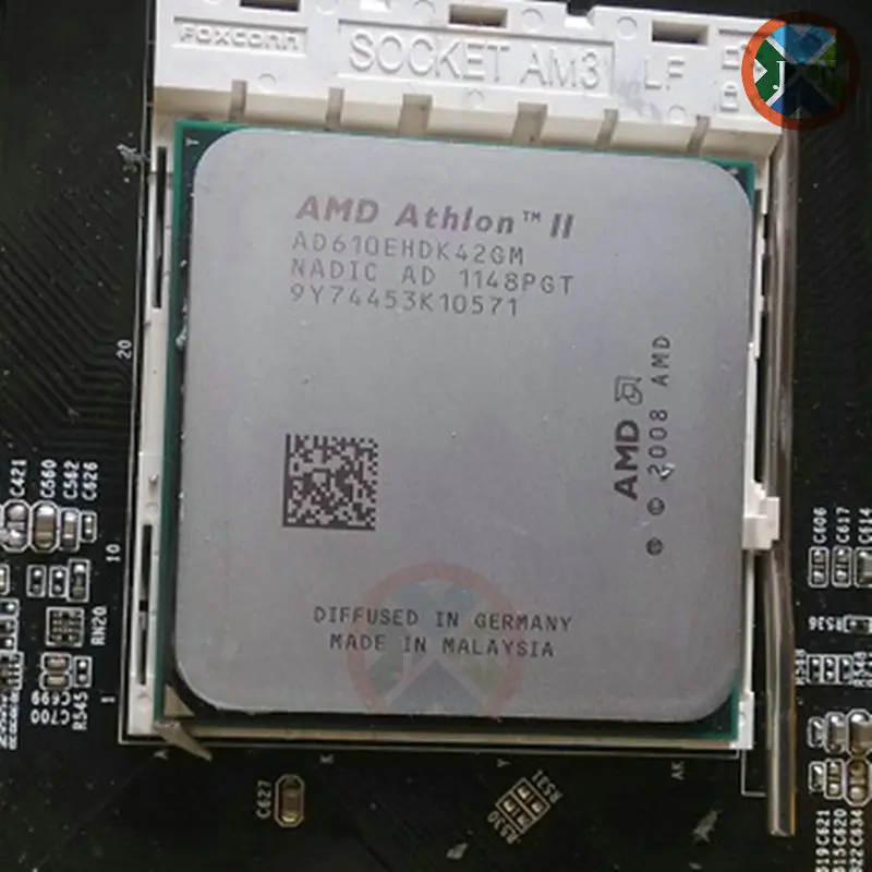 

AMD Athlon II X4 610e 2.4 GHz Quad-Core Quad-Thread CPU Processor AD610EHDK42GM Socket AM3