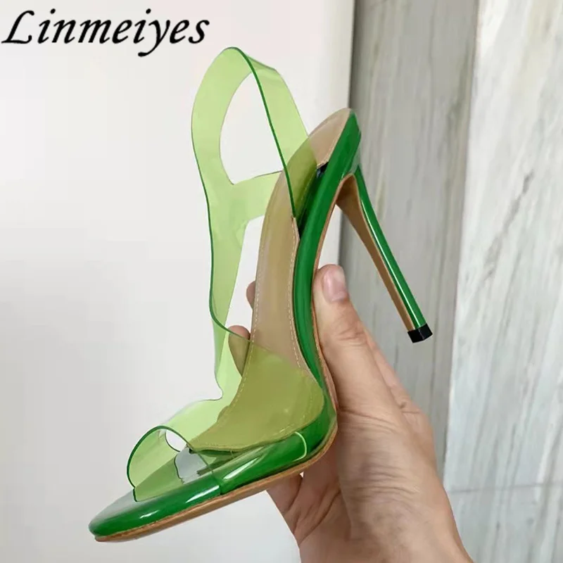 

Sexy 11.5 cm High Heels Sandals Women Color Cross Strap Summer Sandalias Lady Night Club Prom Shoes Women Runway Sandals
