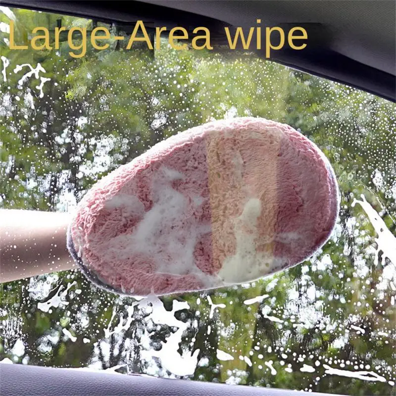 

Universal Powerful Cleaning Car Wash Gloves Greater Palmar Surface Coral Velvet Bear Paw Car Wash Towel Car Cleaning Gloves