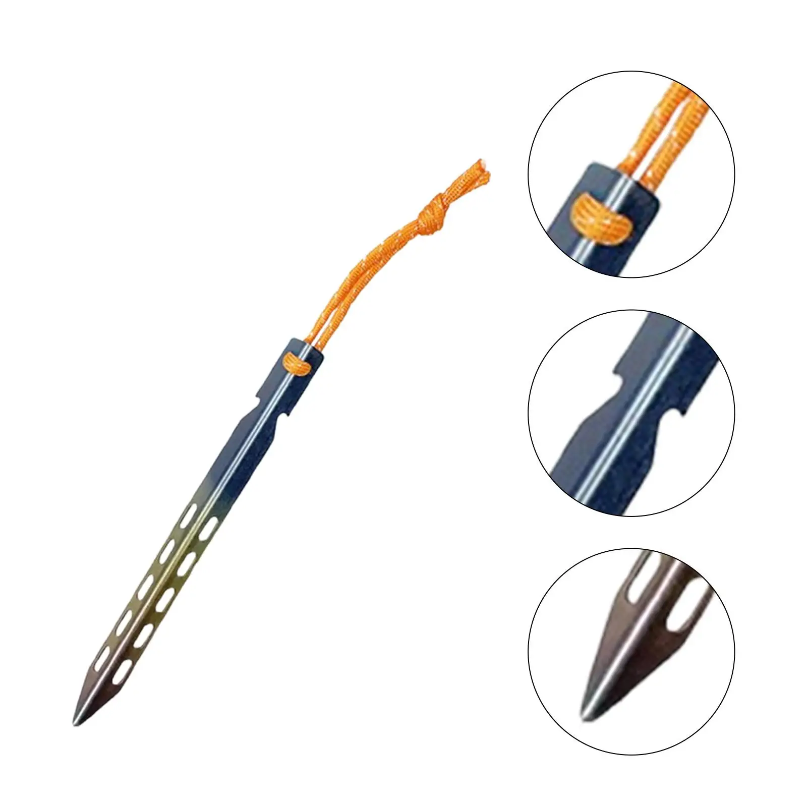 6-компонентные колья для палатки гвозди кемпинга гибкие универсальные колышки