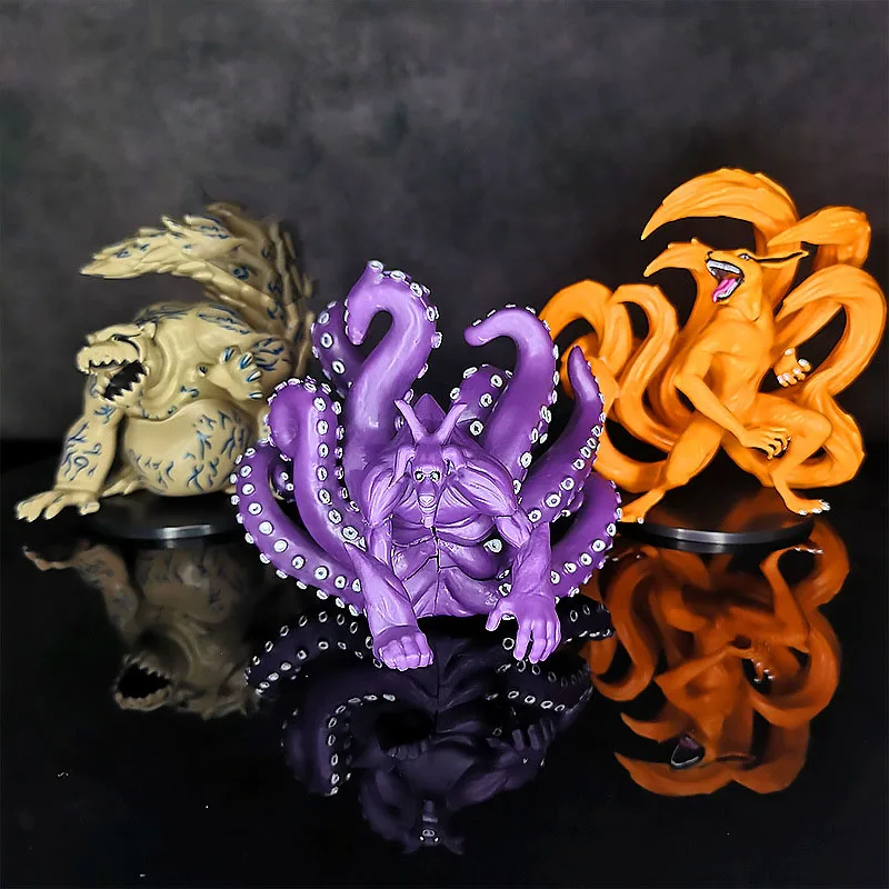 

Naruto Anime Figure GK Masticore Shuukaku Hachimata Kyuubi Kurama Action Figurine PVC Statue Model Room Ornaments Toys Gifts
