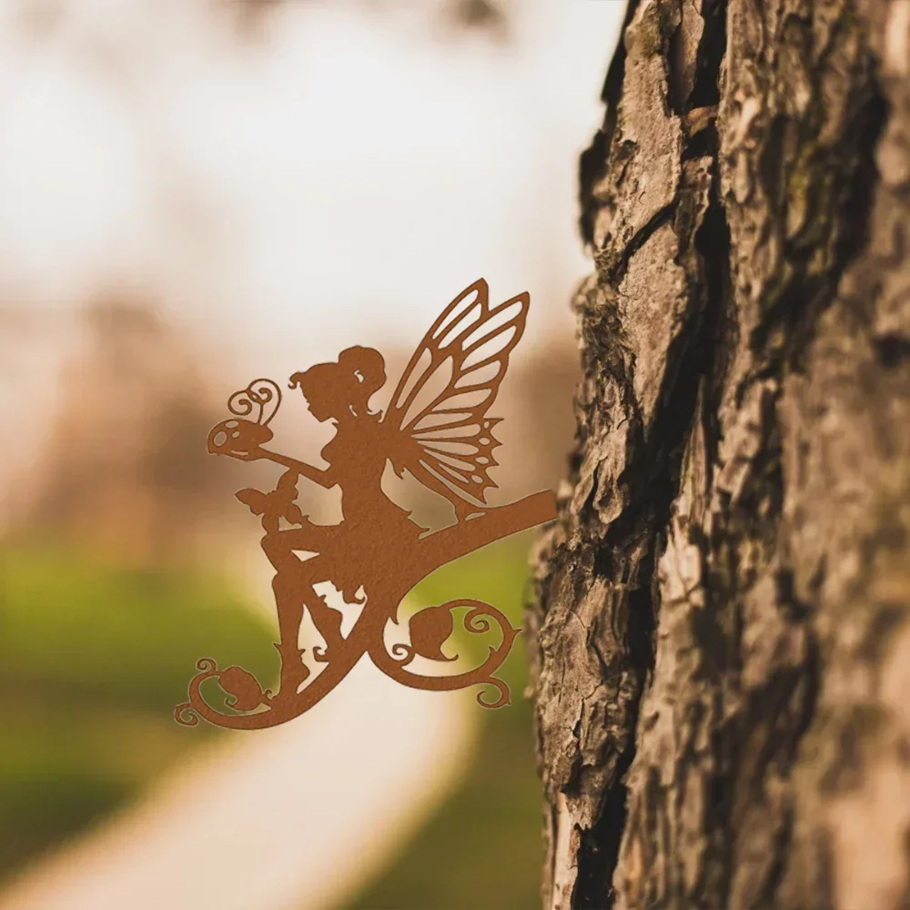 Очаровательный металлический декор феи-бабочки – добавьте магии и чудес к
