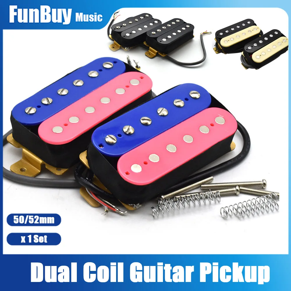 

1Set Humbucker Guitar Pickup Double Coil Electric Guitar Pickup Neck Bridge Pickup for ST Guitar