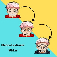 itadori yuji ryomen sukuna motion sticker jujutsu kaisen anime stickers waterproof decals