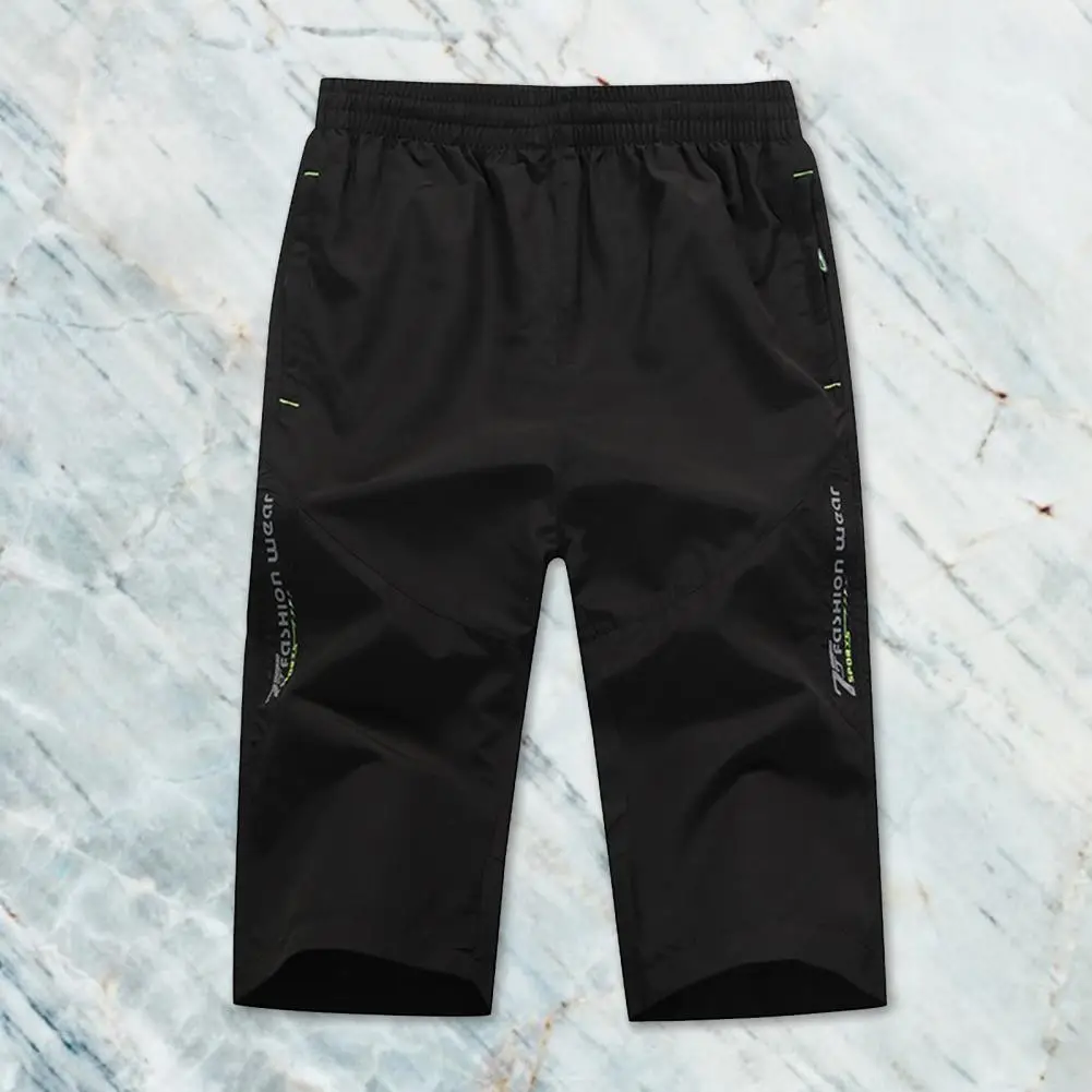

Drawstring Thin Slim Quick Dry Capri Pants for Working Men Trousers Drawstring Thin Slim Quick Dry Capri Pants for Working
