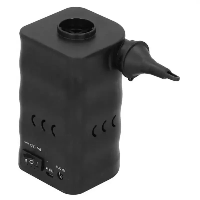 

Черный Многофункциональный портативный беспроводной насос для шин с USB-зарядкой