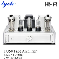 lyele audio fu50 vacuum tube amplifier 300b circuit warm vocals 8w2 class a amplifier single ended output high end tube amp