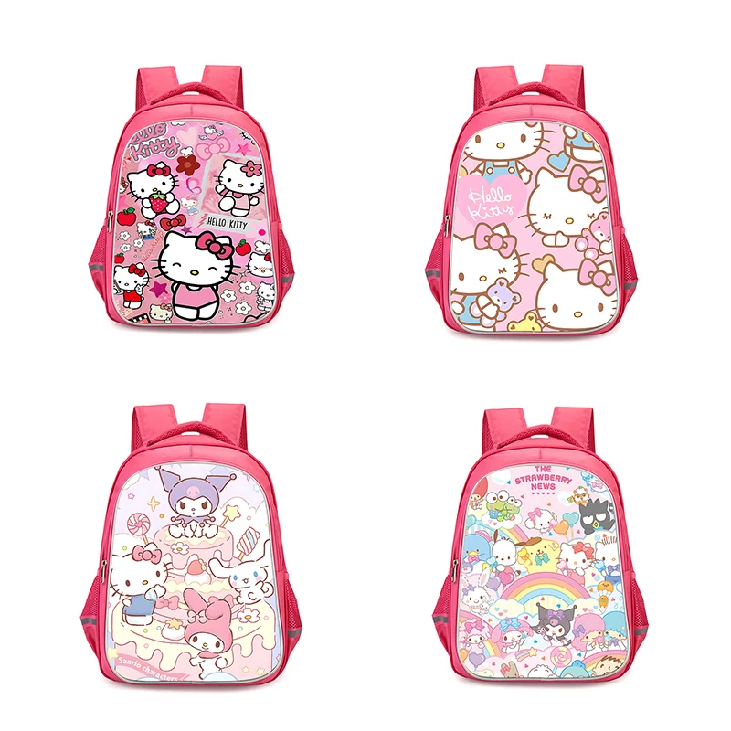 Детские рюкзаки Sanrios Hello Kitty Kuromi My melody для девочек студентов подарок на день