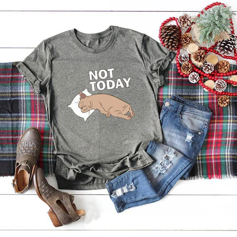 Летняя женская футболка большого размера LUOYIYANG с принтом собаки повседневная