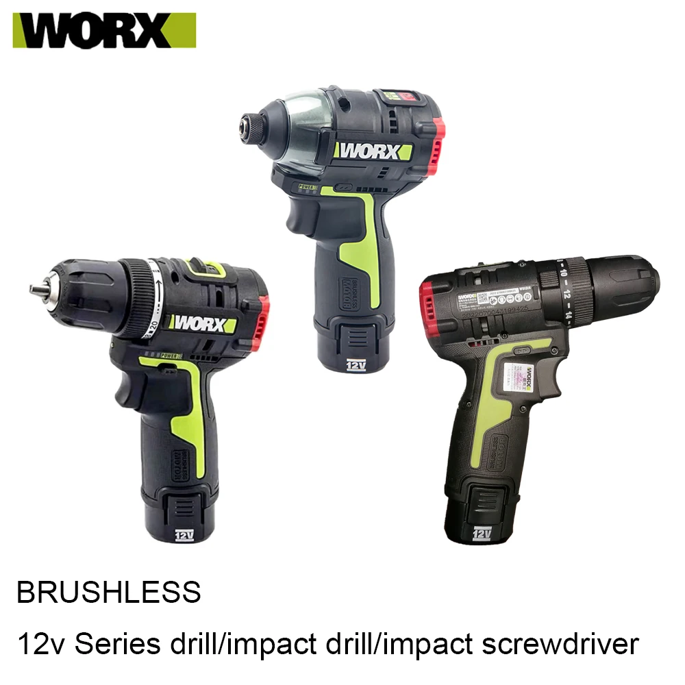 Шуруповерт ударный Worx аккумуляторный, с регулировкой крутящего момента Шуруповерт ударный Worx аккумуляторный, с регулировкой крутящего момента