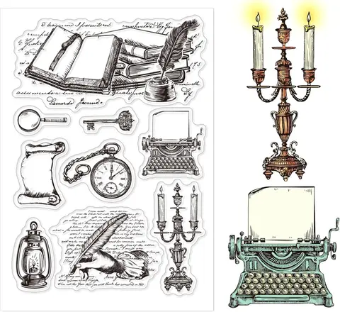 Прозрачные силиконовые штампы Arricraft Ретро