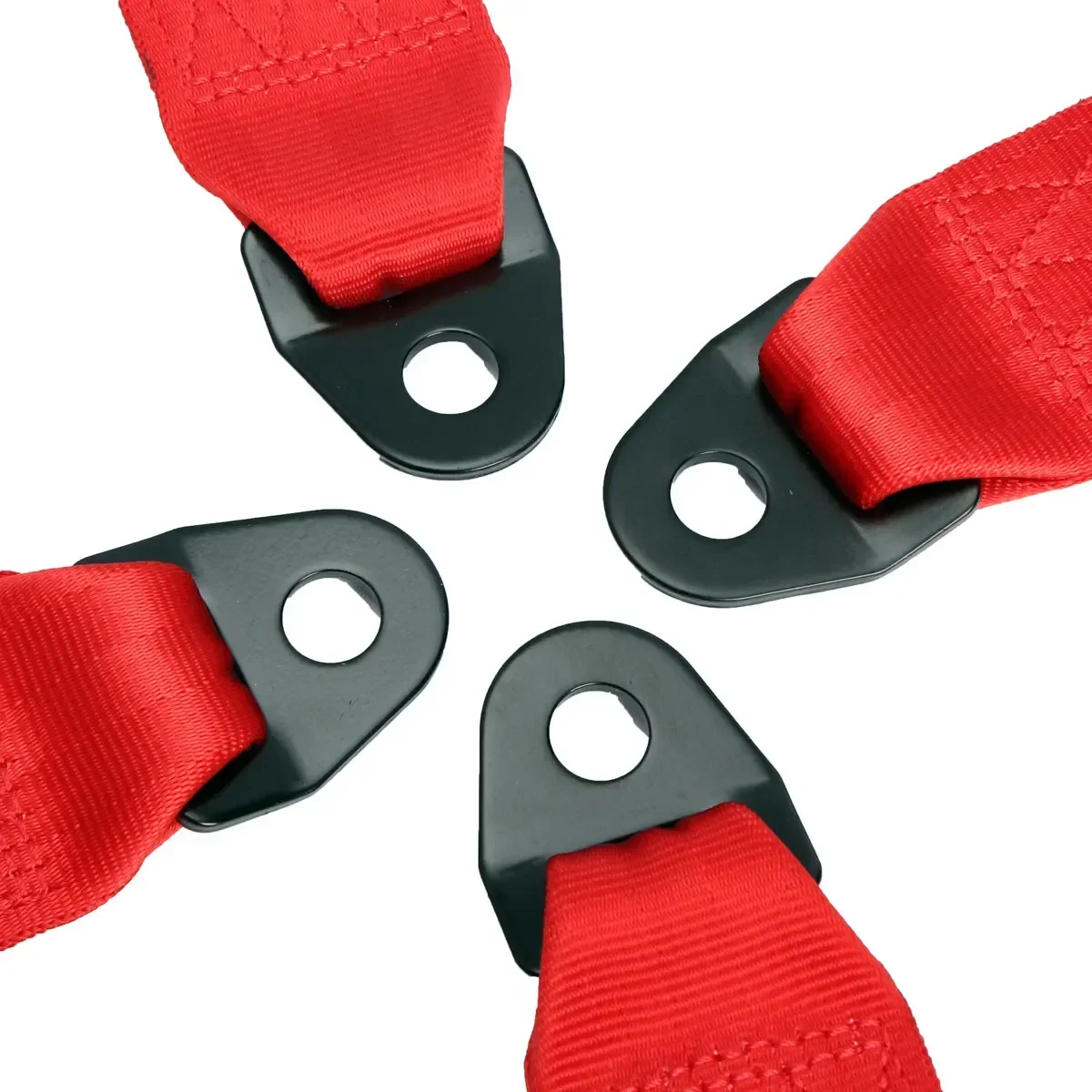 Красный ремень безопасности для гонок спортивный плечевой Camlock с 3-точечным