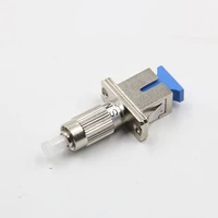 high quality fc male sc female fc sc metal flange adapter round turn square fiber flange cable connector low price