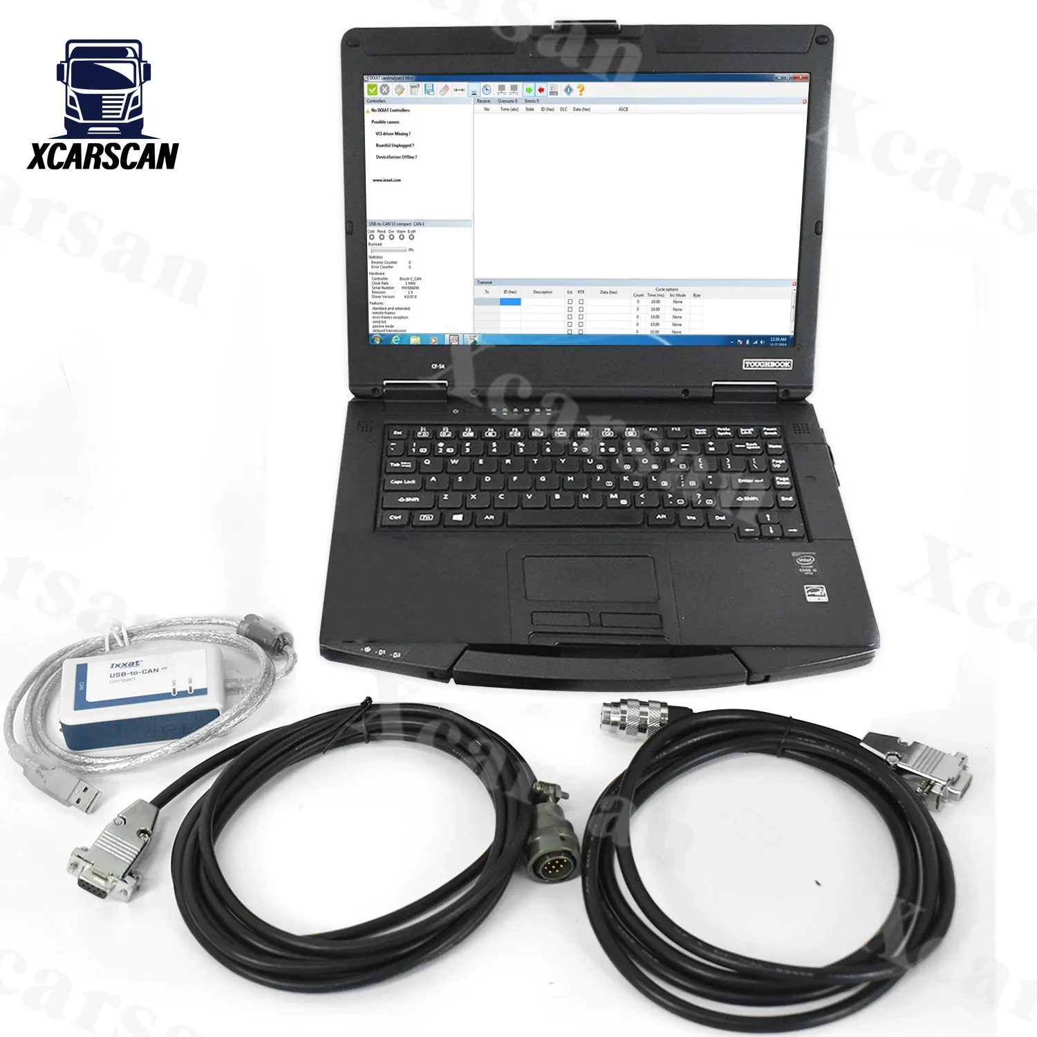 CF53 Ноутбук COMPACT IXXAT Для MTU (USB-CAN) 2.74 программное обеспечение Инструмент для