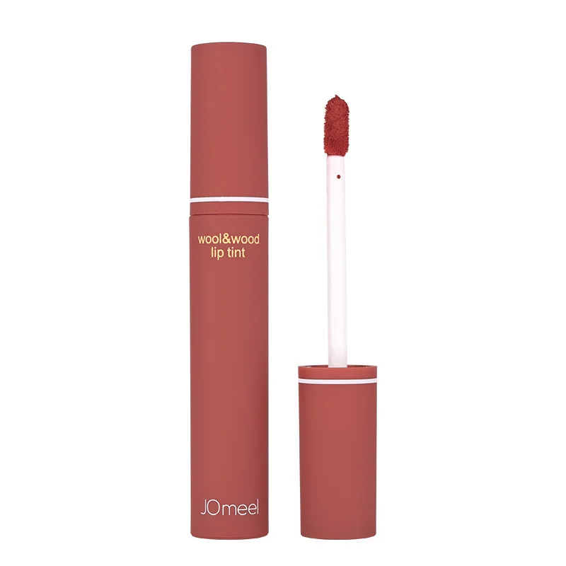 

zq Wooden Velvet Lip Lacquer Mirror All-Match Matte Cream Velvet Moisturizing Lasting