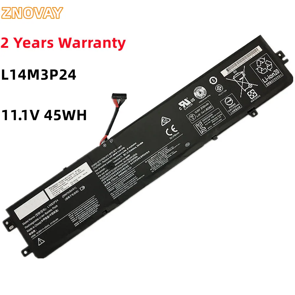 

11.1V 45WH L14M3P24 Laptop Battery Fit for Lenovo Ideapad Xiaoxin 700 R720 Y700-14ISK Y520-15IKB Y720-14ISK L14S3P24 L16M3P24