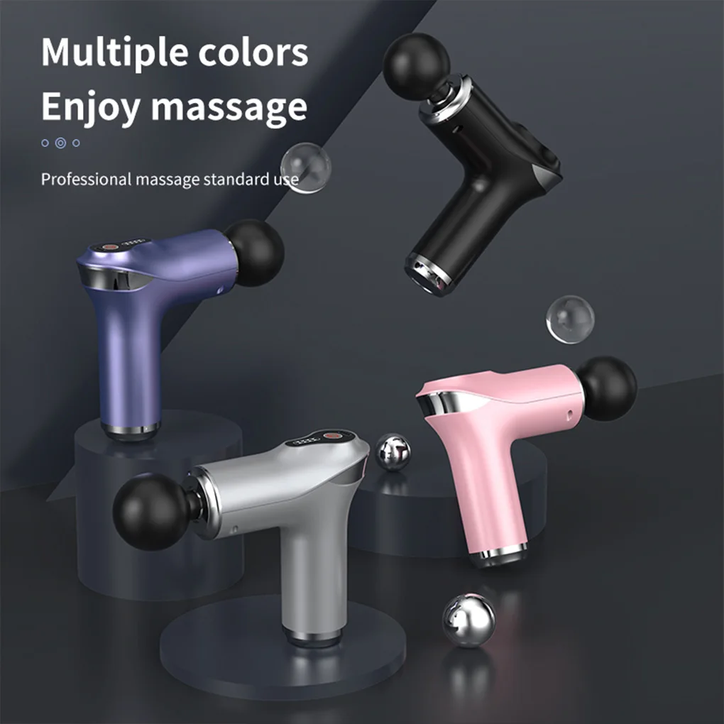 

Electric Fascia Massager Rechargeable Adjustable Cordless Vibration Muscle Massage Low-noise Pain Massaging Relaxation