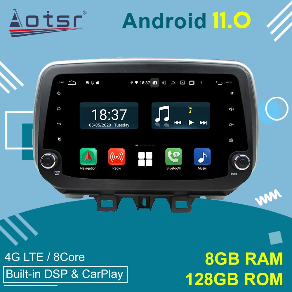 

For Hyundai Tucson 2018 2019 2020 Android Car Radio GPS Navigation Multimedia Player Stereo 2Din Autoradio Head Unit Screen