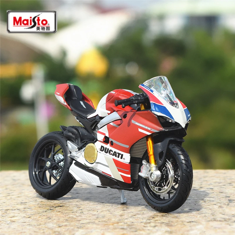 

Maisto 1:18 Ducati Panigale V4S Corse Alloy Motorcycle Model Simulation Diecast Metal Racing Motorcycle Model Childrens Toy Gift