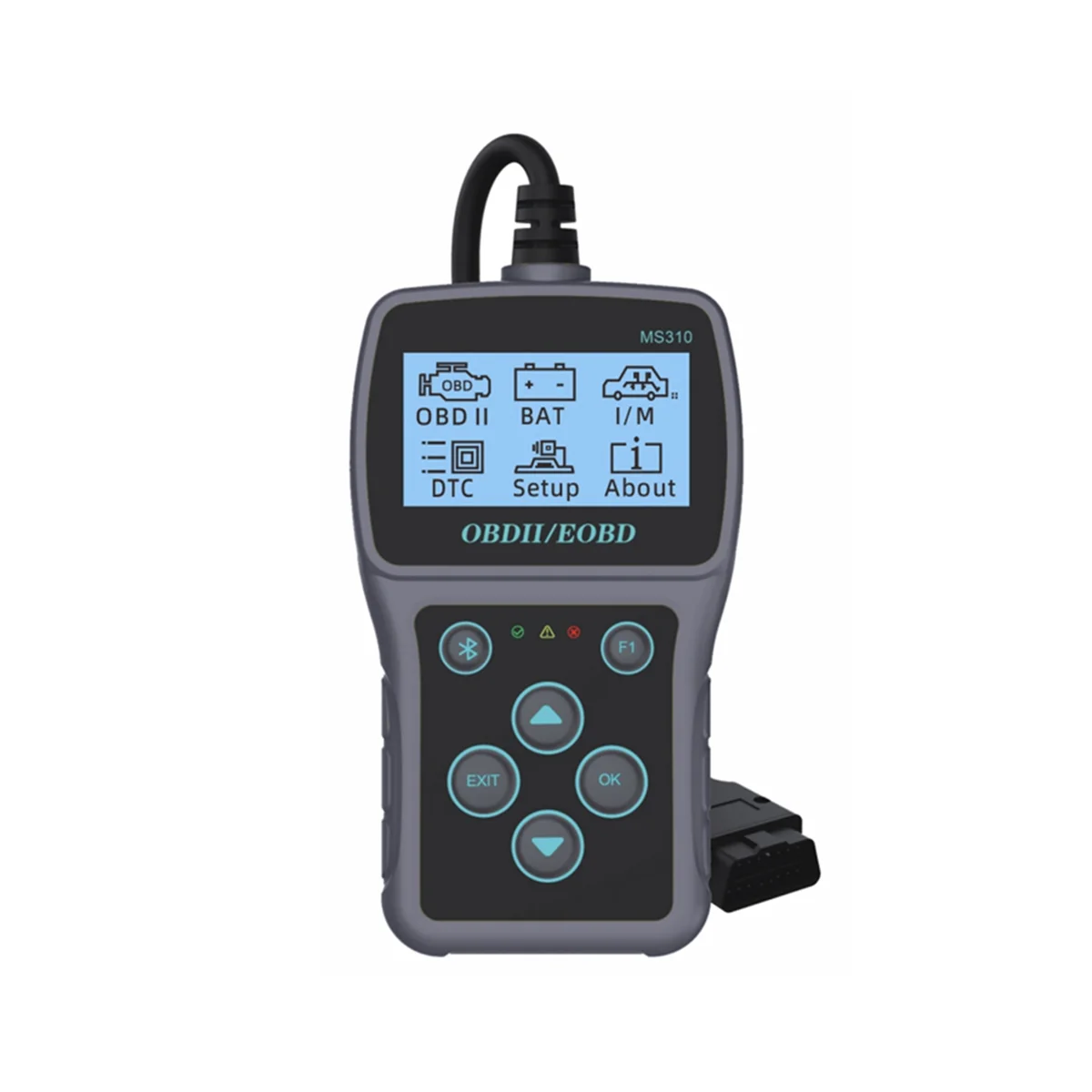 

Сканер MS310 OBD2 для проверки кода неисправности двигателя, диагностический инструмент для проверки готовности смога