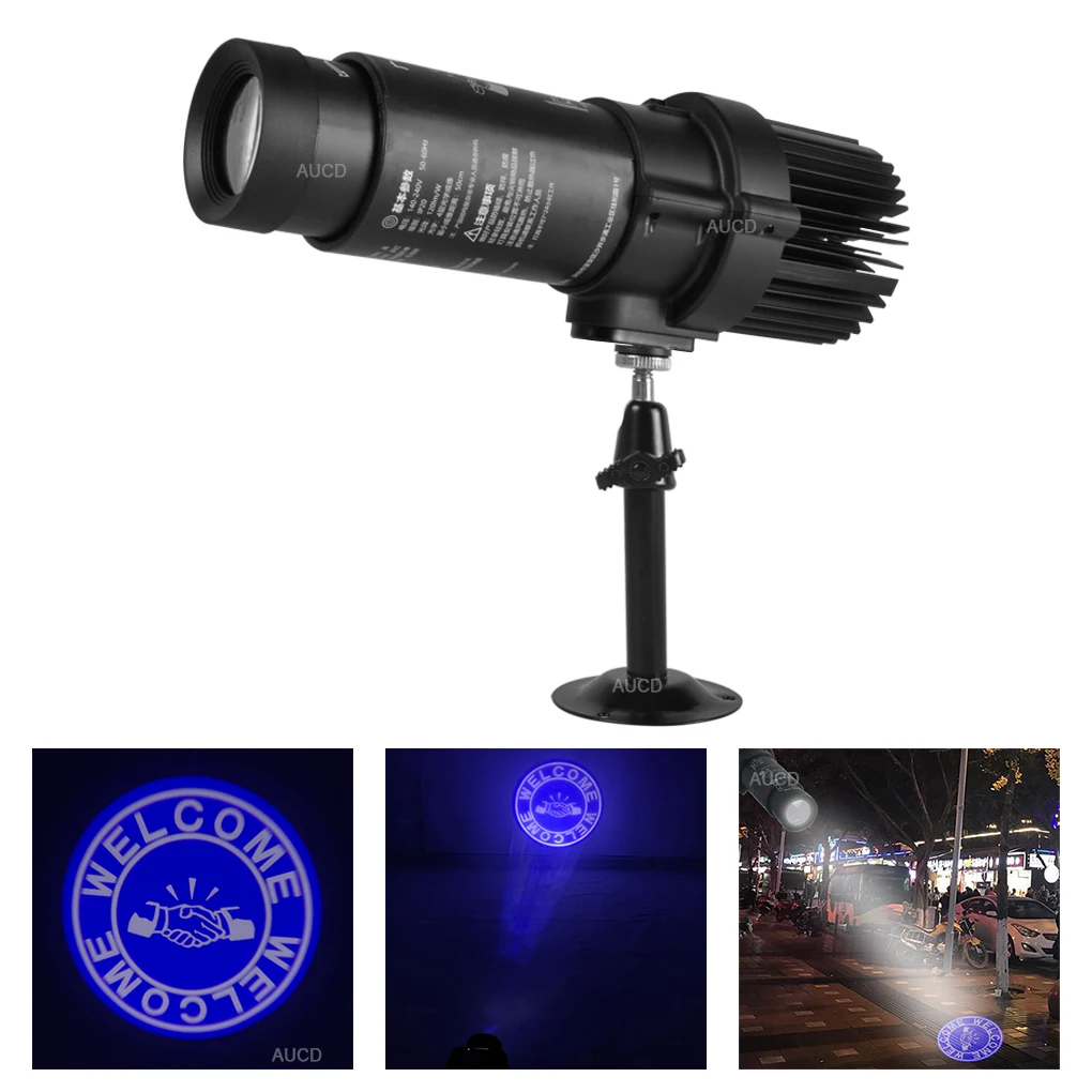 

37mm/1.46in Welcome Gobo Card & 20W Static LED HD Projector for DJs Bands Bars Party Cafe Show Zoom Sign Logo Advertising Lights