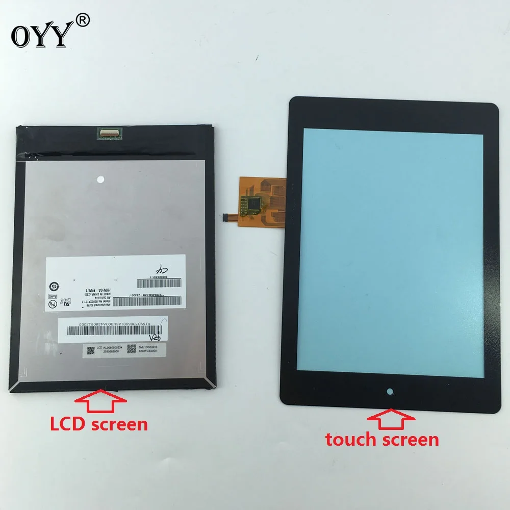 

B080XAT01.1 LCD Display Touch Screen Matrix Digitizer Tablet Assembly 7.9'' For Acer iconia tab A1-810 A1 810 A1-811 A1 811