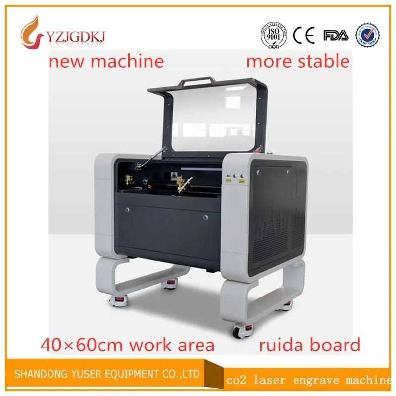 

50W Free Shipping 4060 Laser Engraving 600*400mm Co2 Laser Cutting Machine Specifical for Plywood/Acrylic/Wood/Leather 50W laser