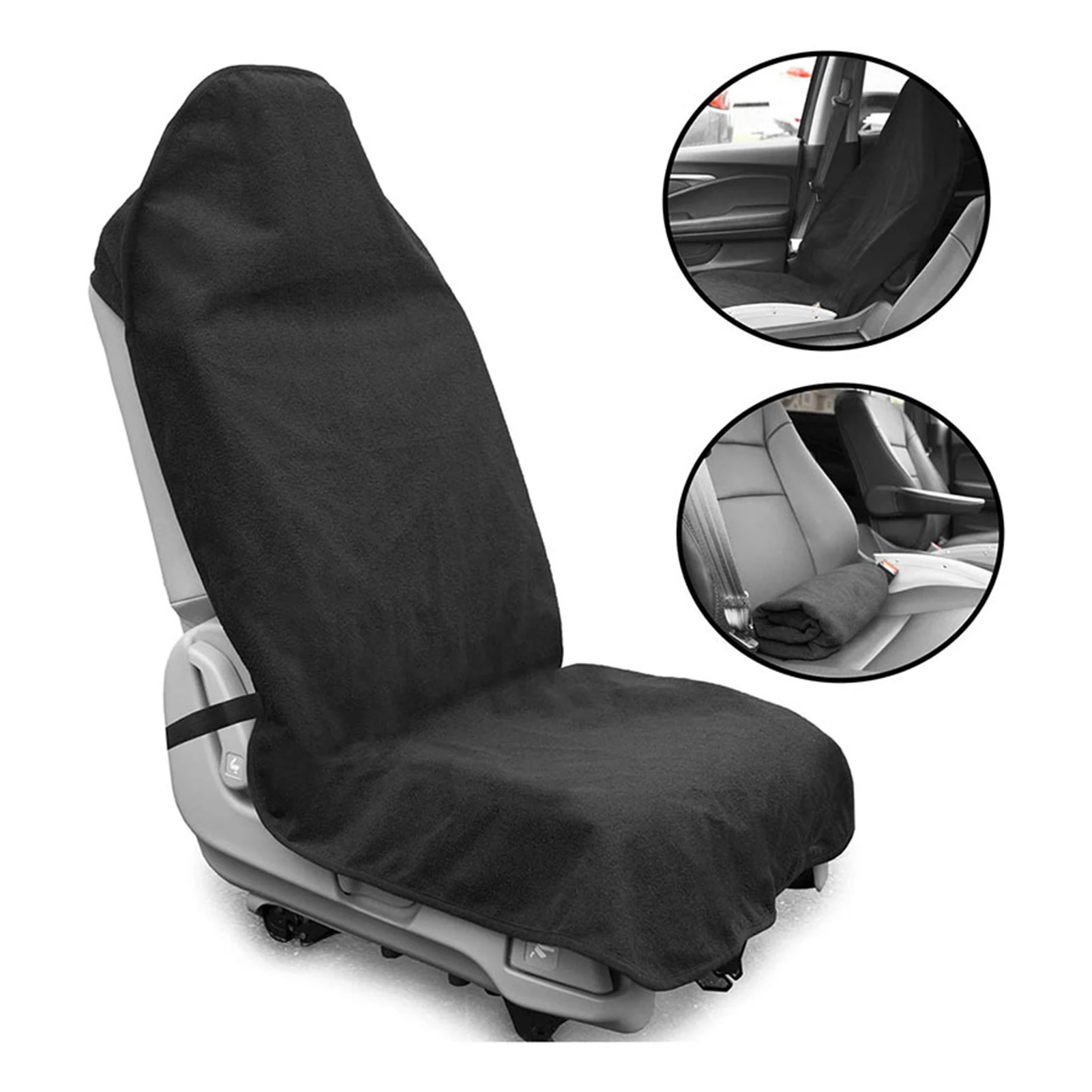 Car Seat Cover Auto Seat Cushion Beach Mat Fit All Car Suvs Truck Seat Protector Waterproof Anti-slip Cushions